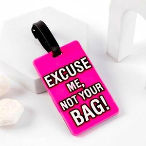 Slogan luggage Tag